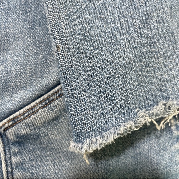 Vervet Women's 18W Jeans Stretch Well Rounded Mid Rise Raw Hem Ankle Bootcut - Picture 15 of 16